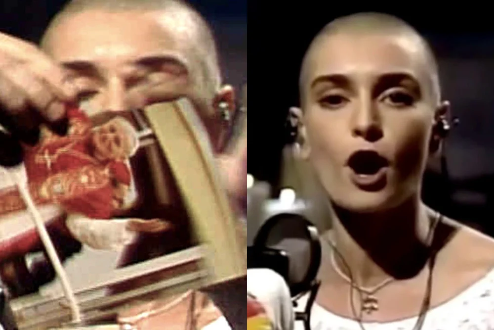 Sinead O'Connor podarła zdjęcie papieża Sinead O'Connor