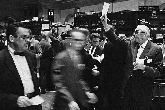 Giełda na Wall Street jeszcze przed komputeryzacją