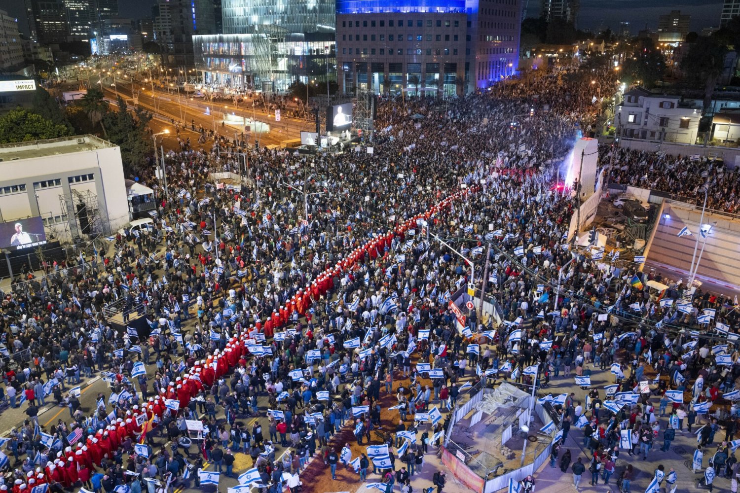 Masowe protesty w Izraelu.