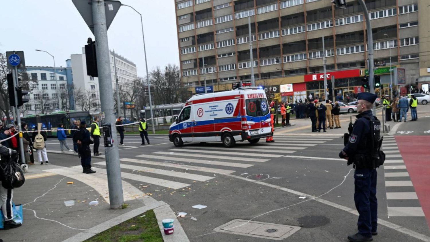 Wypadek w Szczecinie. Sprawca był chory psychicznie. Myślał, że go gonią?