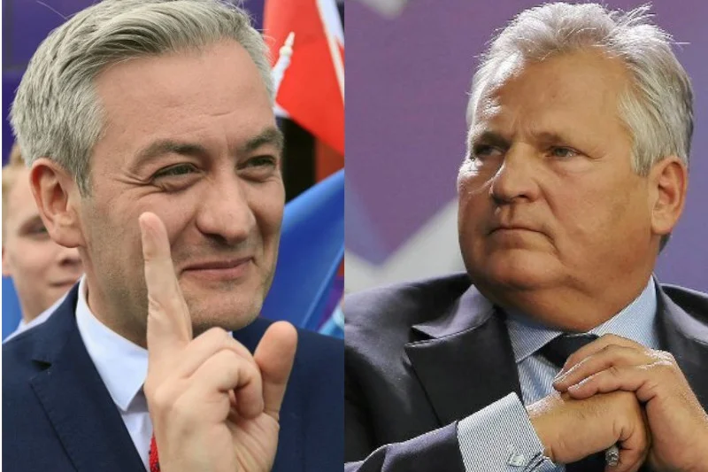 Robert Biedroń użył zaskakującego porównania w kontekście Aleksandra Kwaśniewskiego.