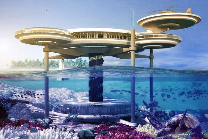 Wizualizacja hotelu stworzona przez Deep Ocean Technology, partnera polskich naukowców w budowie obiektu