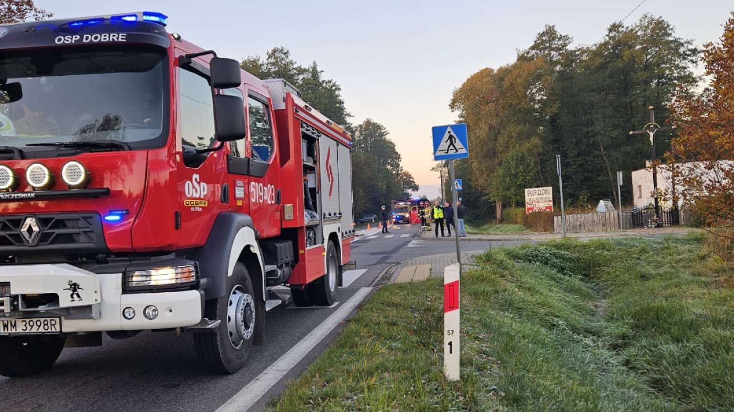 14-latek w okolicach Mińska Mazowieckiego potrącony przez dwa auta