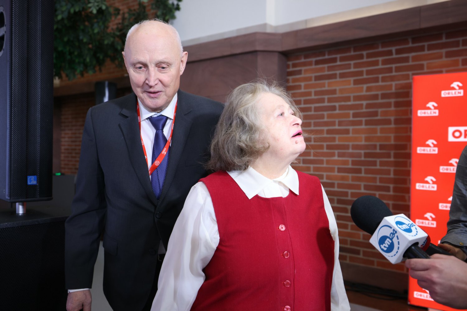 Janina Goss, czyli bliska przyjaciółka Jarosława Kaczyńskiego była uczestniczką pożegnania Daniela Obajtka.