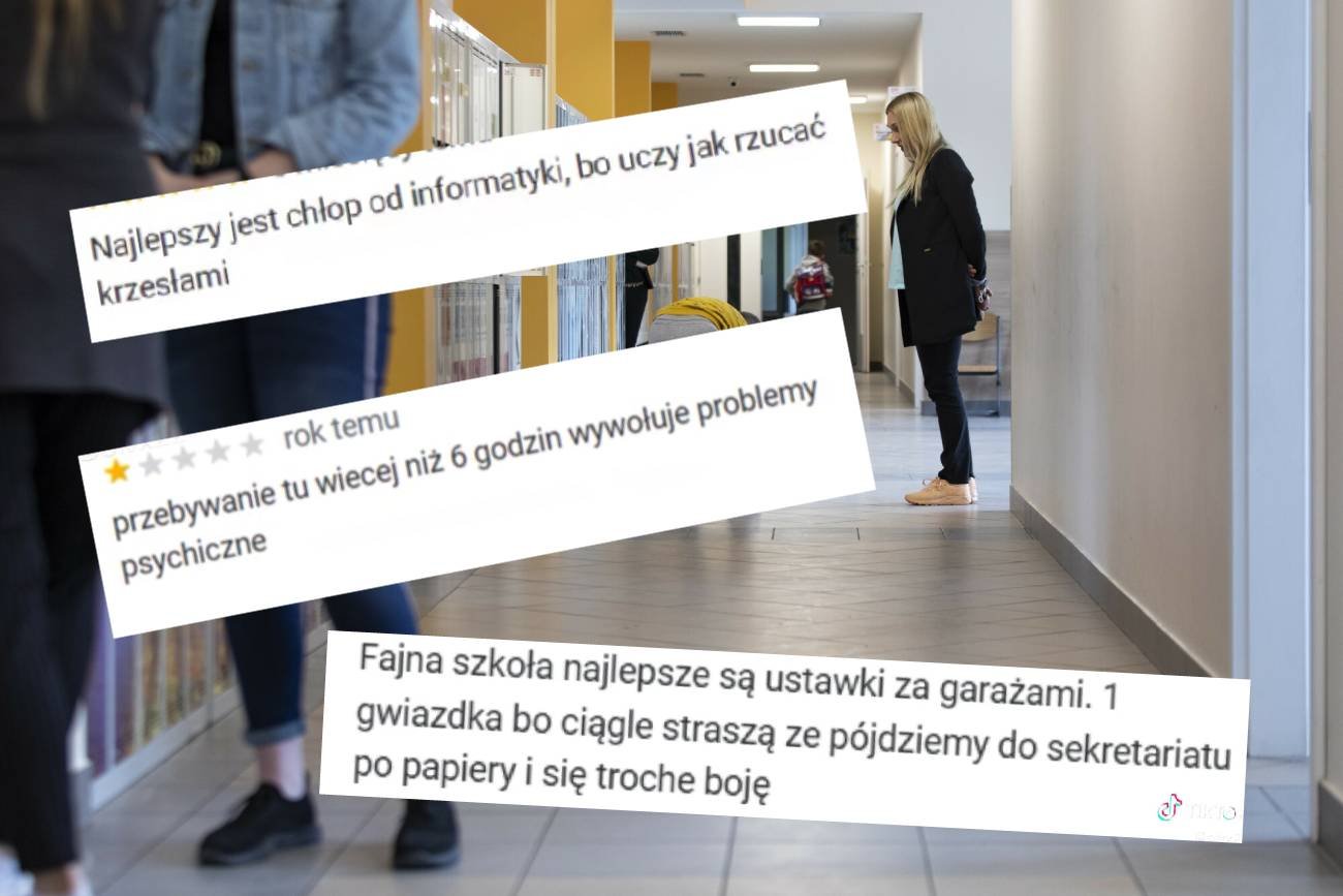 Uczniowie piszą recenzję szkól w google maps. Zabawa trendem na TikToku
