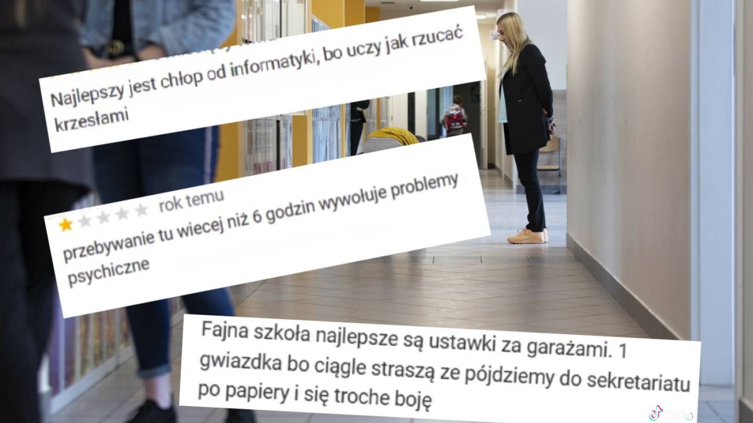 Uczniowie piszą recenzję szkól w google maps. Zabawa trendem na TikToku