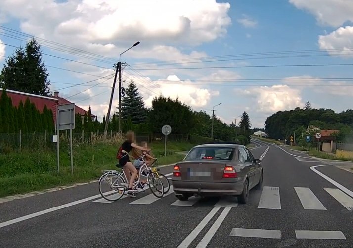 W Smogorzowie było o krok od poważnego wypadku.