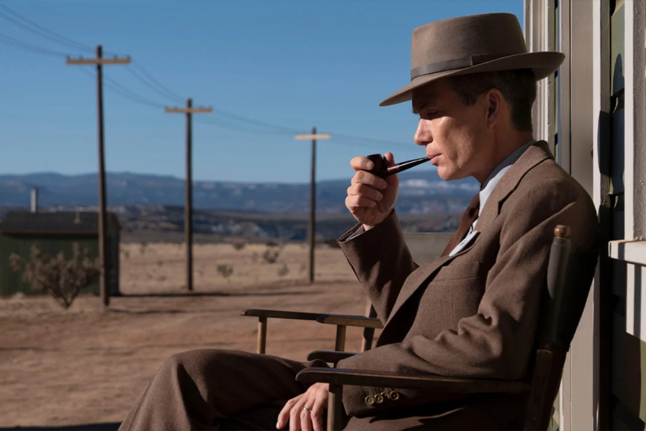 Cillian Murphy w filmie "Oppenheimer".