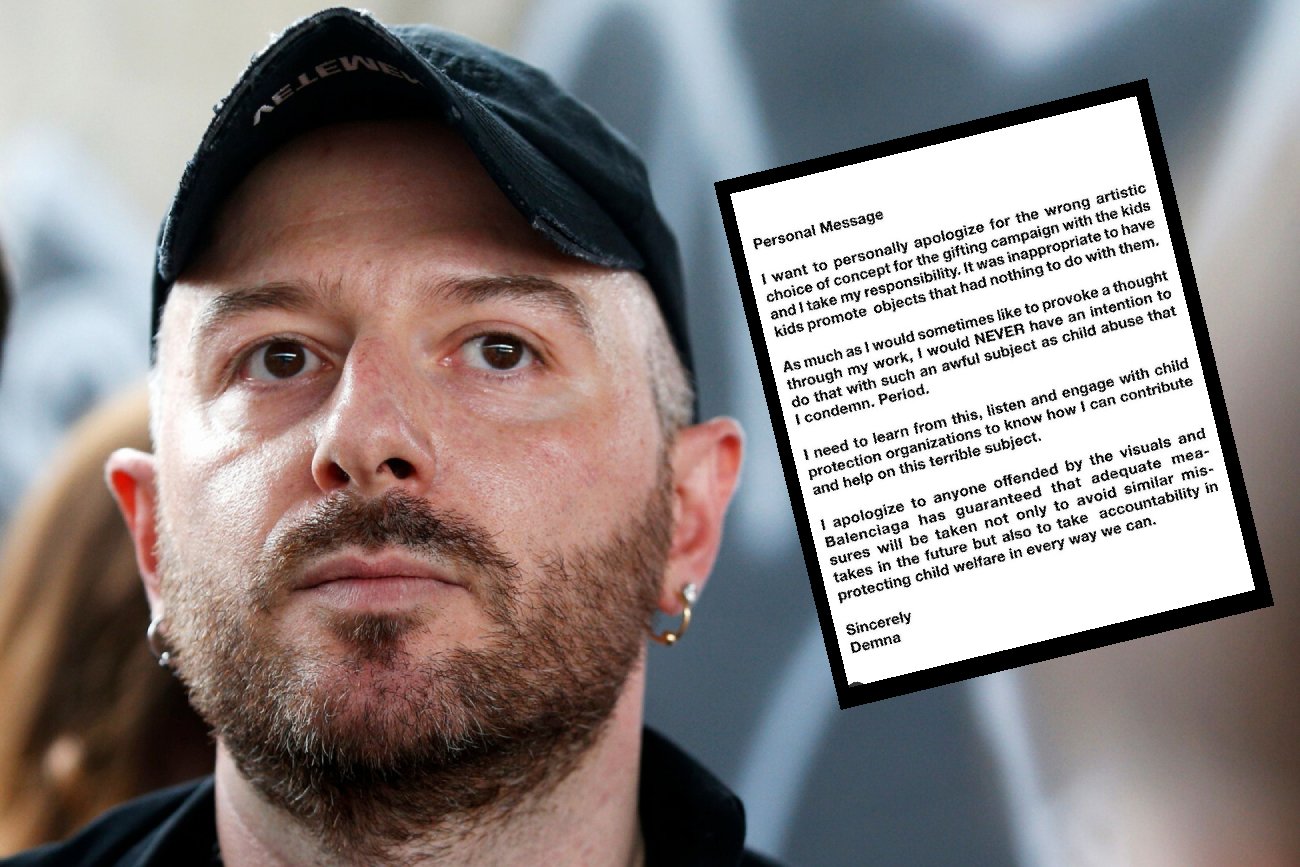 Dyrektor kreatywny Balenciagi przeprasza za skandaliczną kampanię z dziećmi
