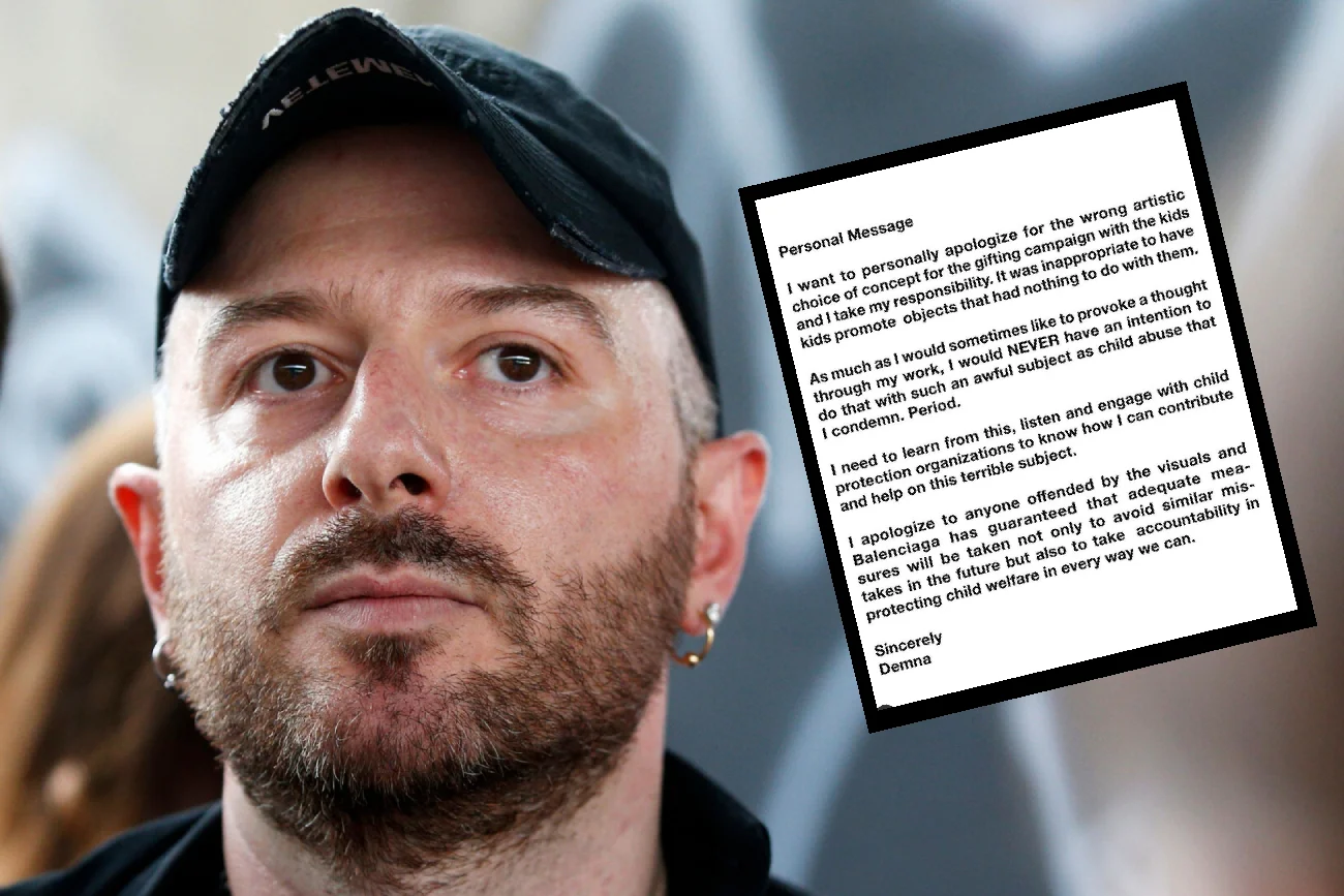 Dyrektor kreatywny Balenciagi przeprasza za skandaliczną kampanię z dziećmi