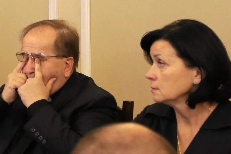 Tadeusz Rydzyk i Lidia Kochanowicz w Sejmie
