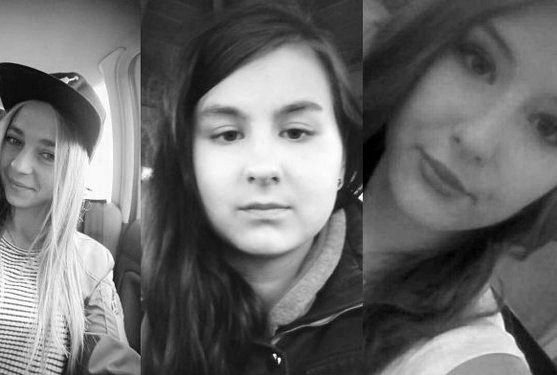 Tragiczny finał poszukiwań zaginionych nastolatek z Tryńczy. Klaudia Bura, Anna Nagórna i Dominika Nagórna zginęły w deawoo tico, które wpadło do Wisłoka.