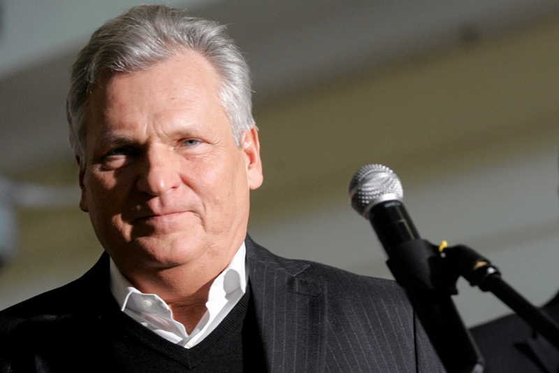 Aleksander Kwaśniewski na konferencji Europy Plus.