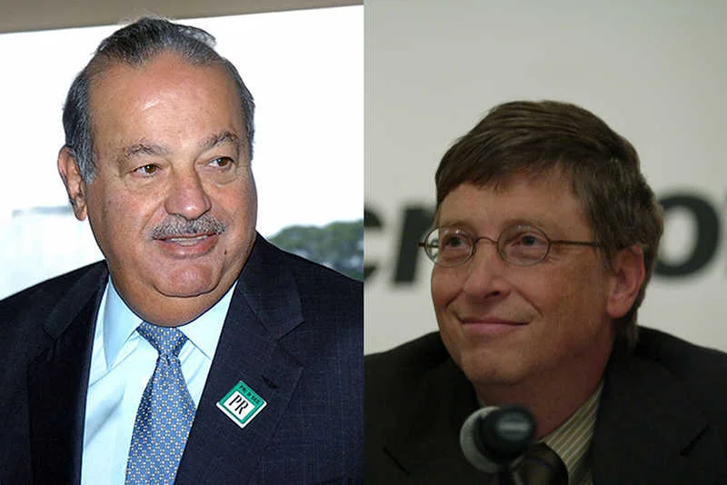 Ranking "Forbesa" na najbogatszych ludzi świata zwycięża Carlos Slim. Drugi jest Bill Gates, założyciel Microsoftu.