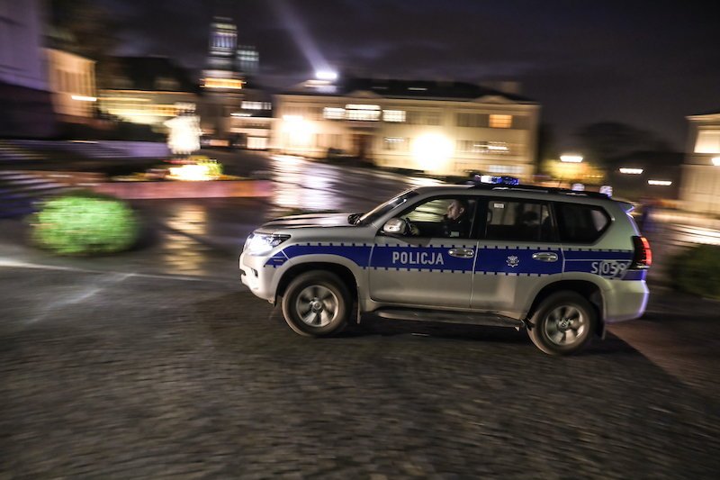 Policyjny radiowóz w Kielcach (zdjęcie ilustracyjne).