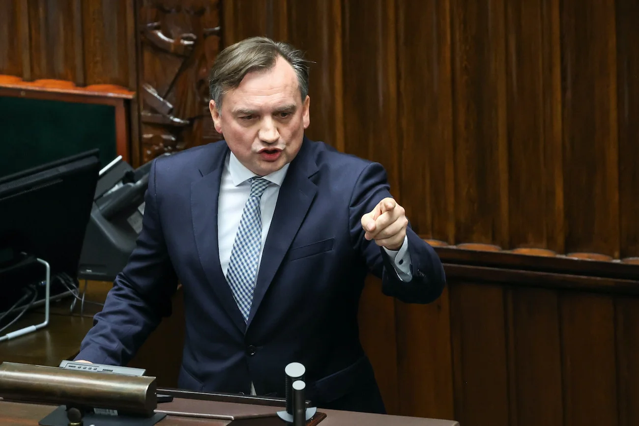 Zbigniew Ziobro podczas posiedzenia Sejmu 14 listopada 2023 r. To wtedy krzyczał w stronę nowej większości, w kontekście rozliczenia go za ostatnie 8 lat, "mam nadzieję, że nie okażecie się fujarami".