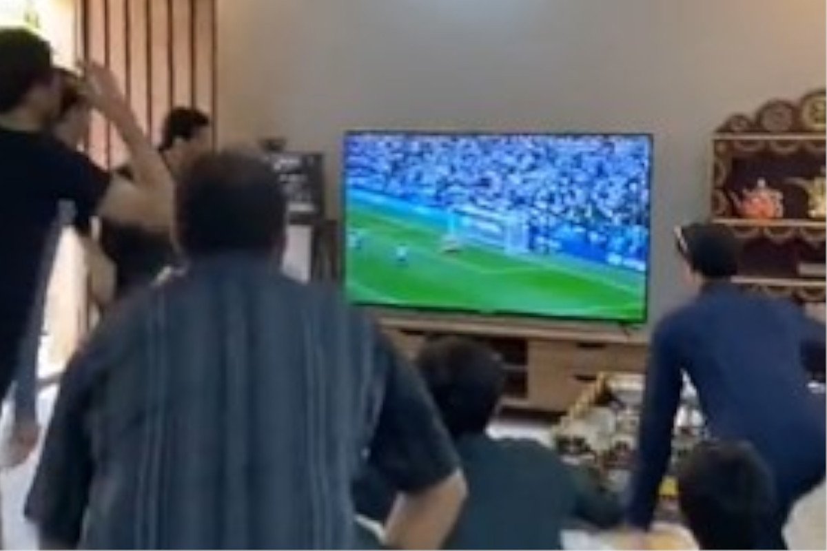 Tak się cieszą kibice Arabii Saudyjskiej.