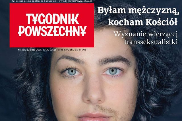 "Tygodnik Powszechny" opublikował "wyznanie wierzącej transseksualistki"