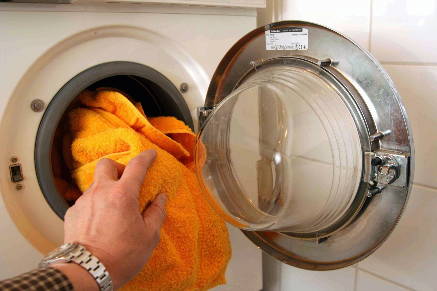 Ręczniki w pralce