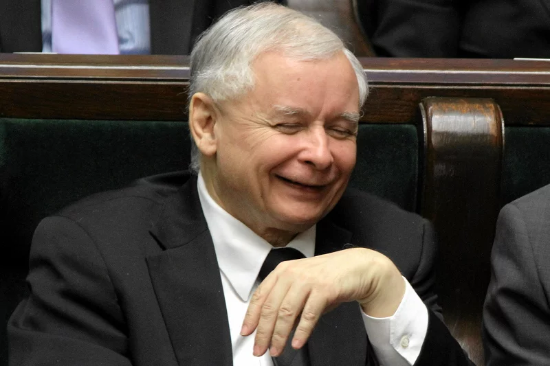 Jarosław Kaczyński, prezes Prawa i Sprawiedliwości.