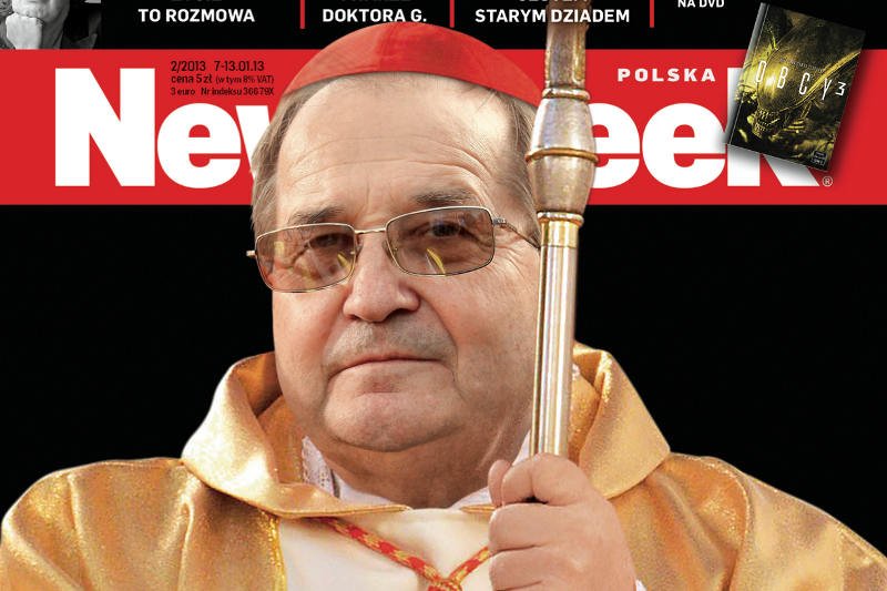 Fragment najnowszej okładki "Newsweeka"
