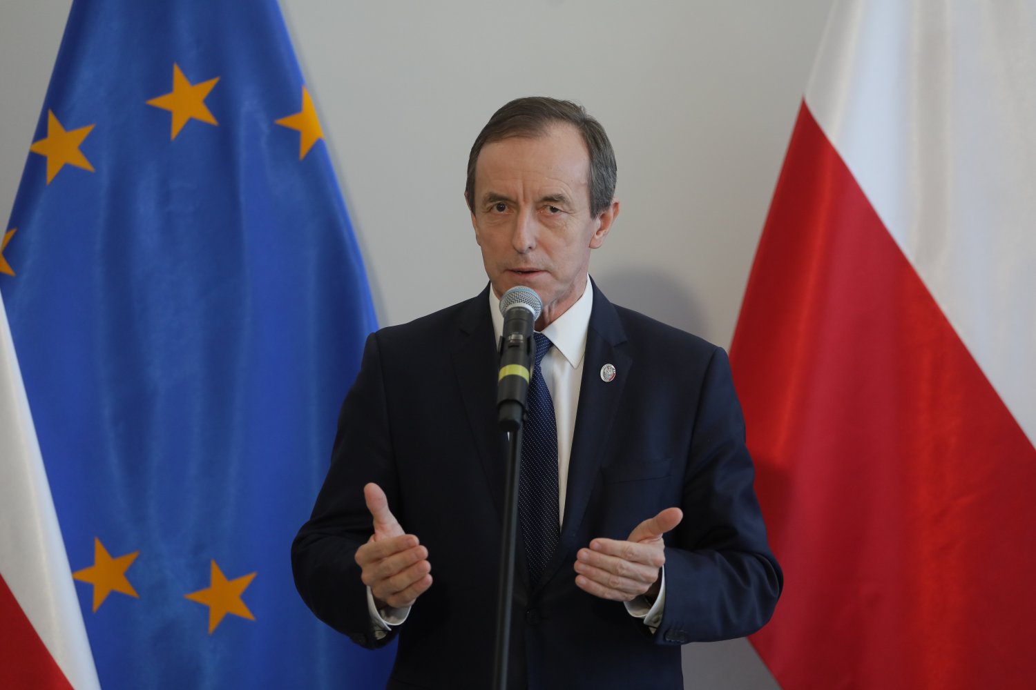 Orędzie marszałka Senatu Tomasza Grodzkiego.