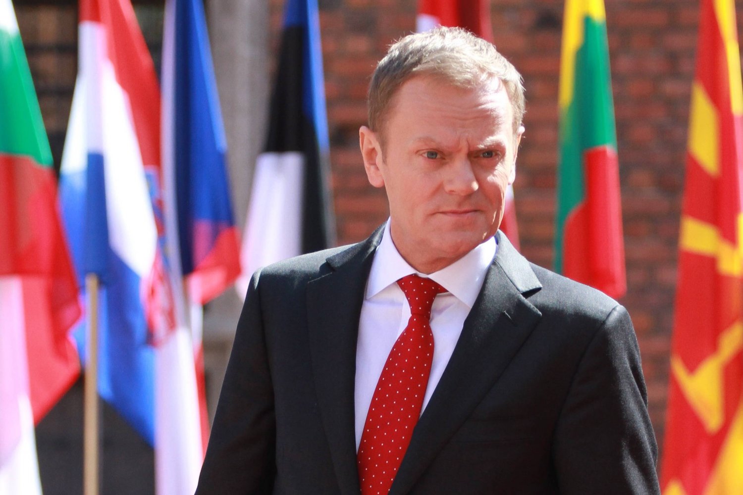 Premier Donald Tusk na Zamku Królewskim w Warszawie