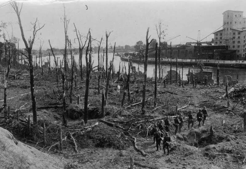 Westerplatte 9 września 1939 roku.