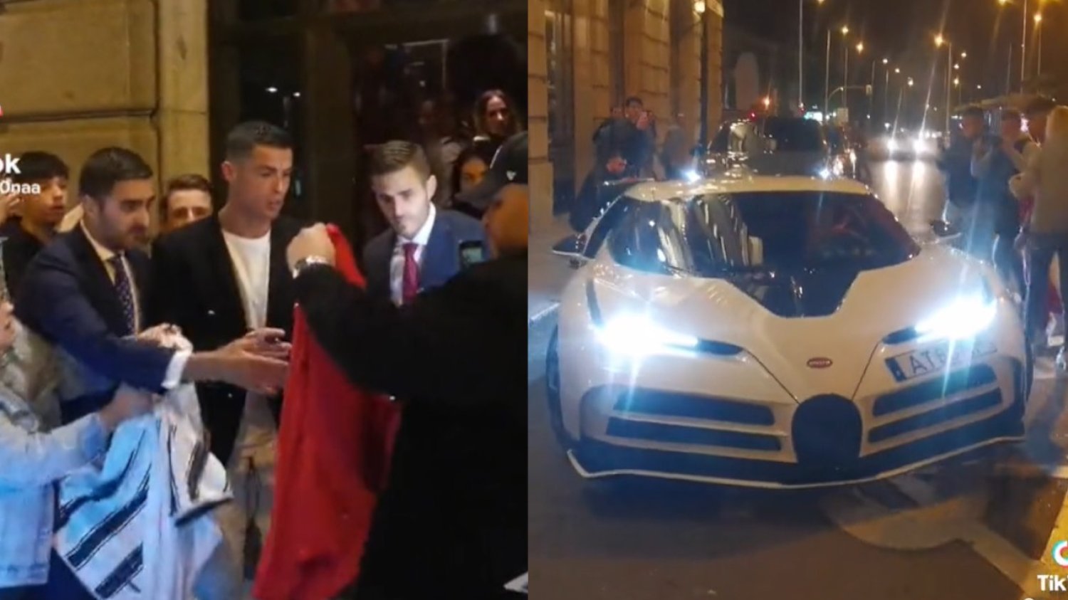Cristiano Ronaldo jeździł w Madrycie wyjątkowym Bugatti.
