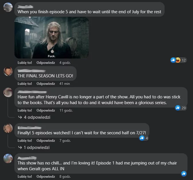 wiedźmin 3 sezon netflix hejt polacy recenzje opinie komentarze wiedźmin 3 sezon netflix hejt polacy recenzje opinie komentarze