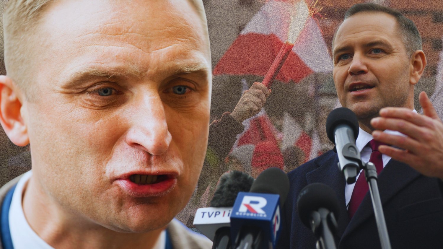 Nawrocki zaczął wychwalać Bąkiewicza.