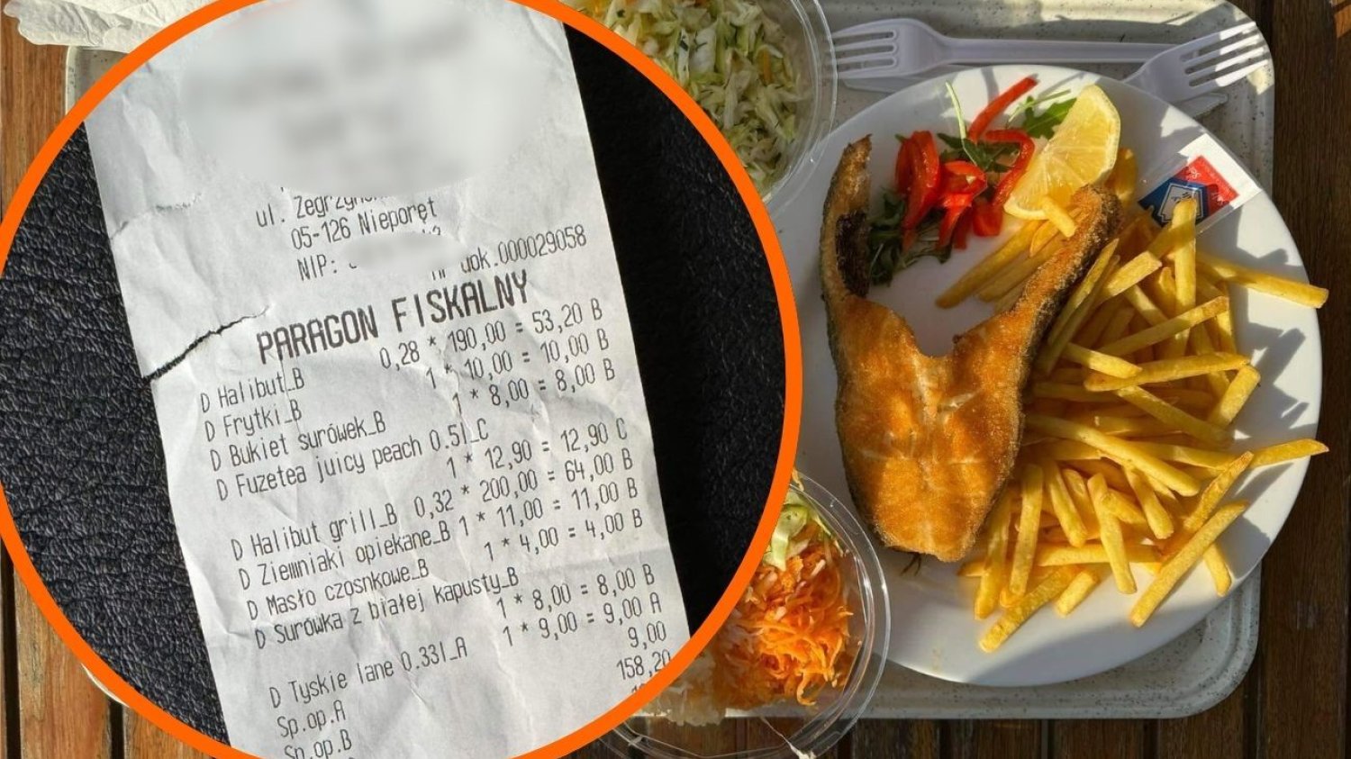 Czytelniczka pokazała nam paragon znad Zegrza. Sprawdziliśmy, czy takie ceny są normalne
