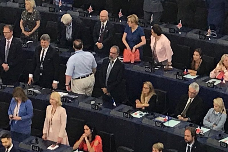 Politycy brytyjskiej Partii Brexitu zaskoczyli innych europosłów.