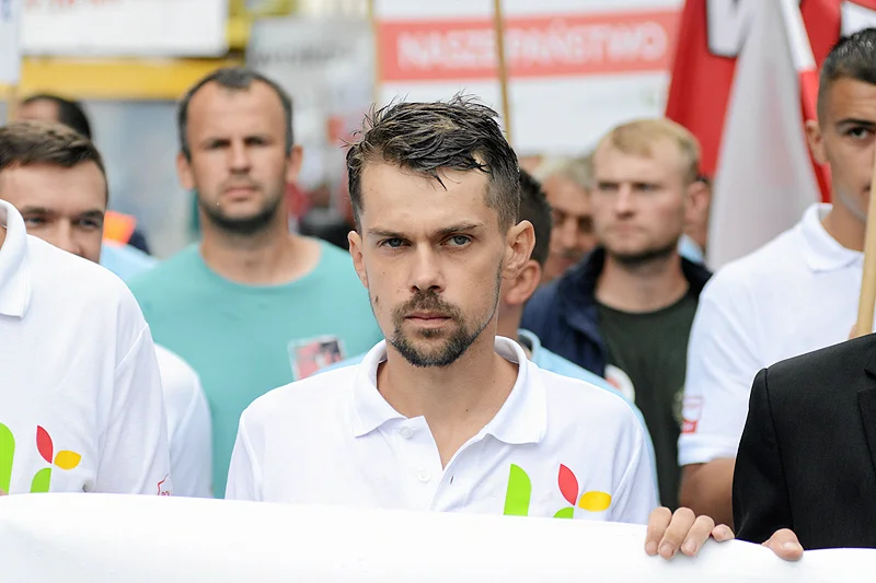 Michał Kołodziejczak przekonuje, że jego partia Prawda może osiągnąć dwucyfrowy wynik jesienią.