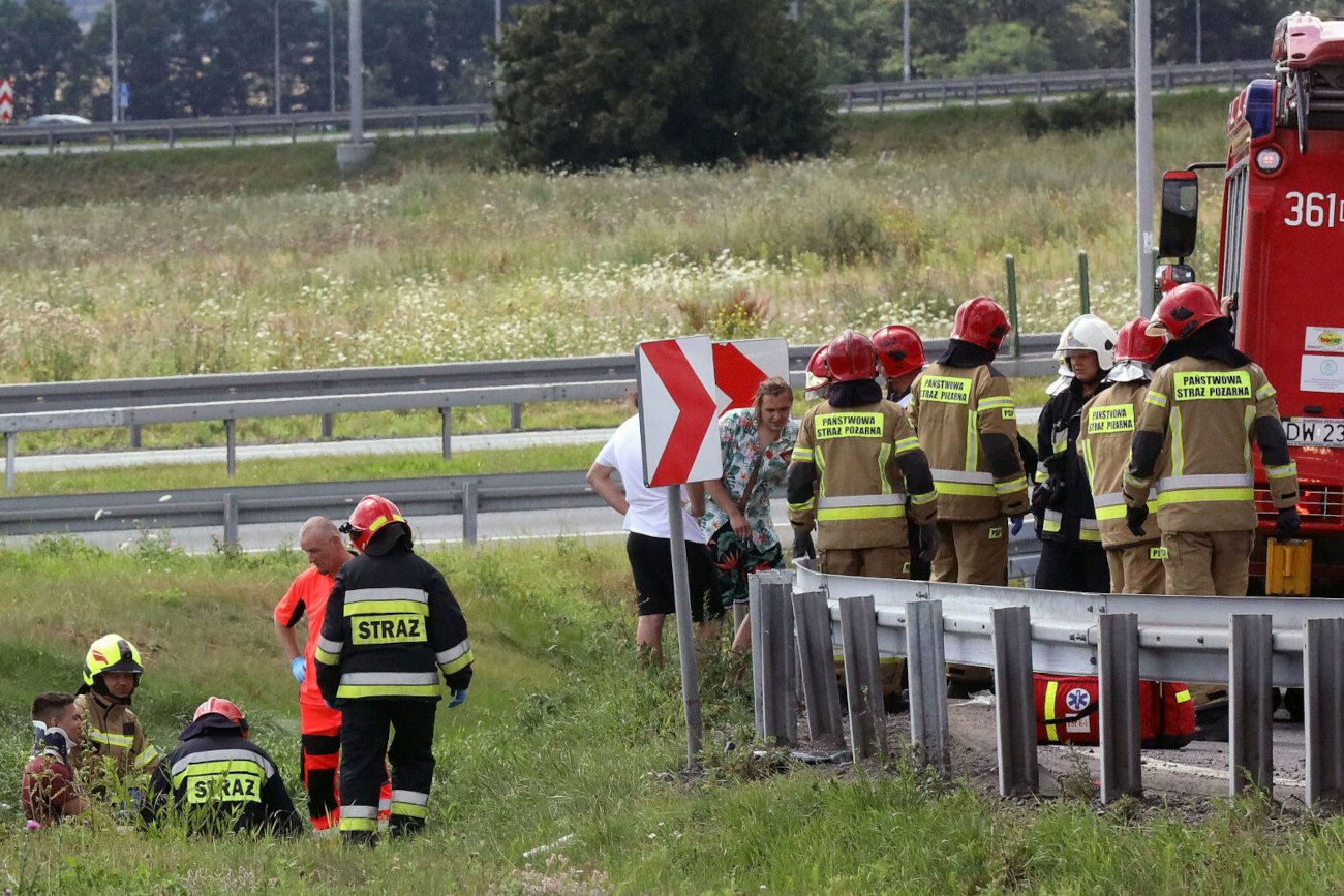 Radomia. Wypadek w okolicach Zielonej Góry. Zdjęcie poglądowe.