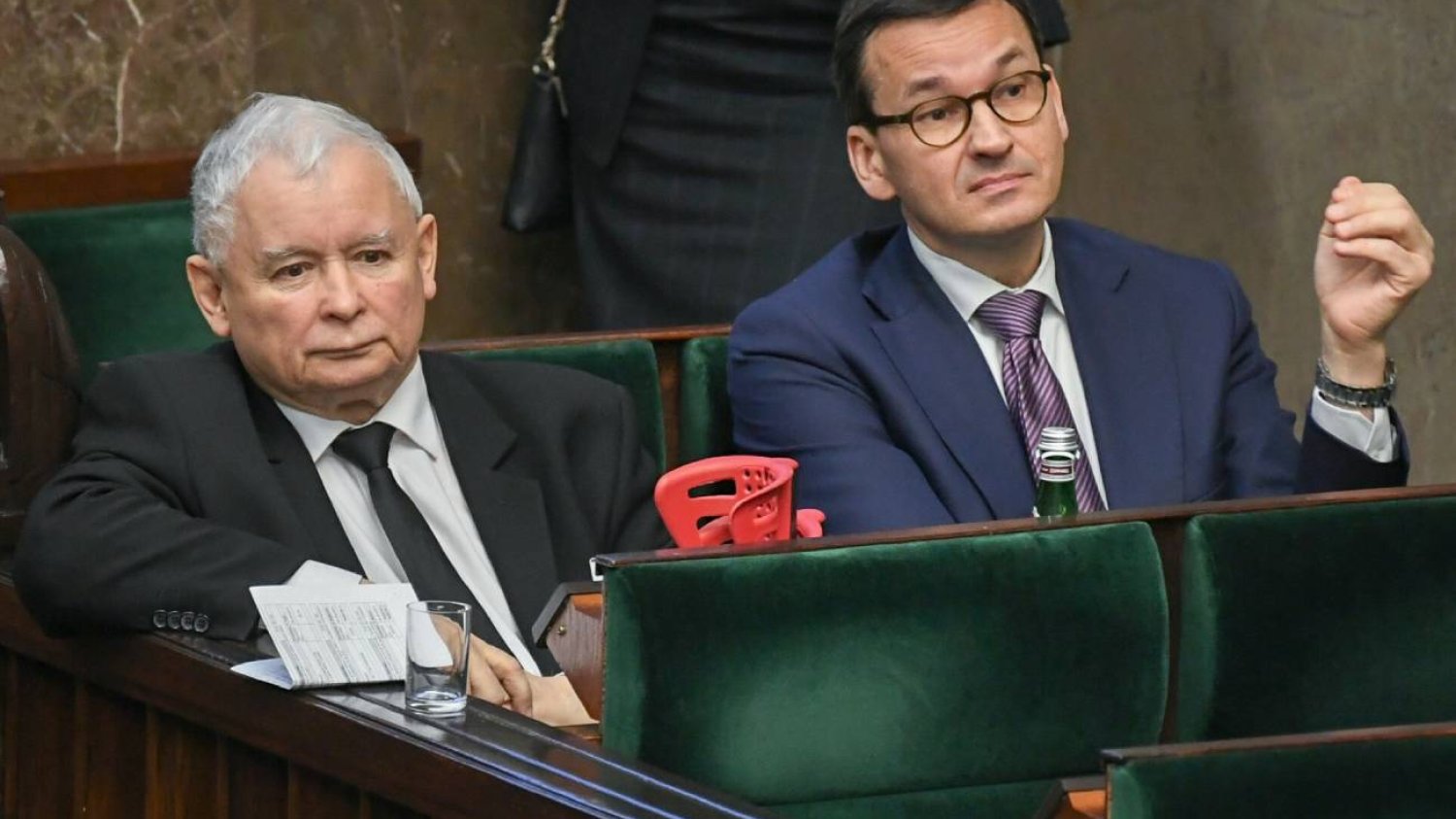 Jarosław Kaczyński i Mateusz Morawiecki
