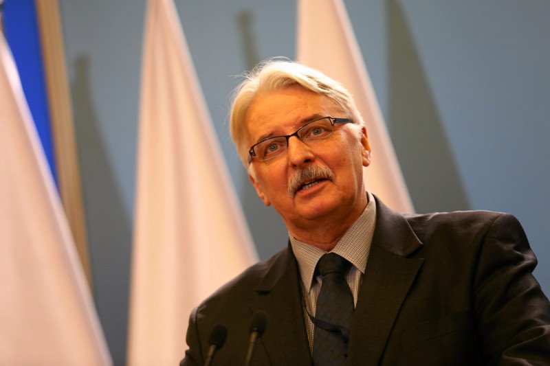 Witold Waszczykowski, minister spraw zagranicznych.