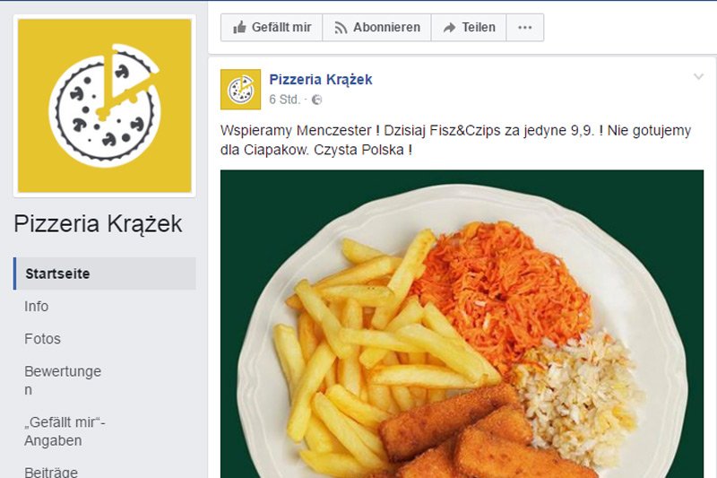 Tak na Facebooku postanowiono żerować na śmierci ofiar zamachu terrorystycznego w Manchesterze. Najpierw wydało się, że to kiepska reklama, potem okazało się, że za wszystkim stoją "żartownisie"...