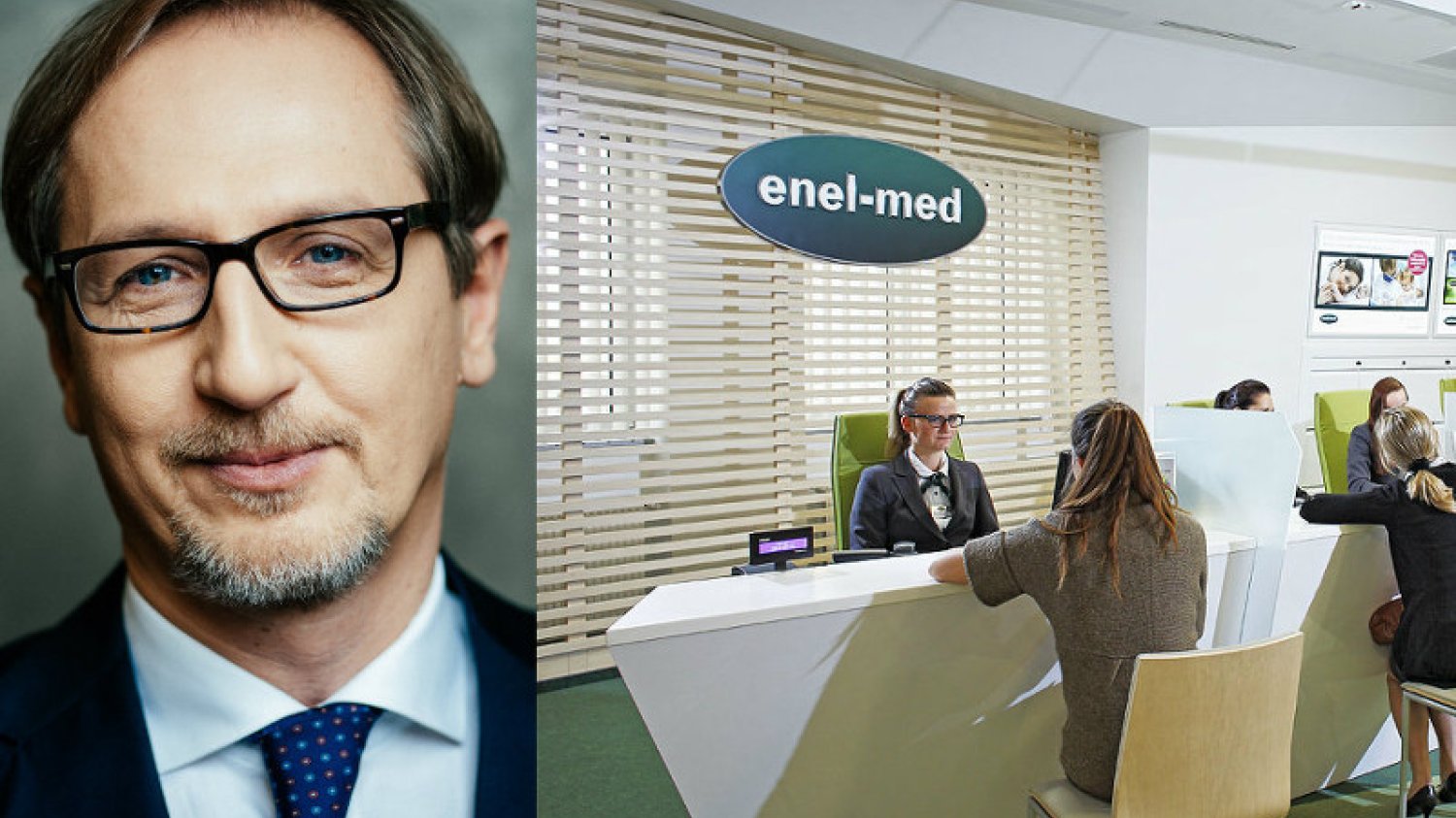Jacek Rozwadowski, prezes ENEL-MED tłumaczy, że ambicją ENEL-MEDu od zawsze było tworzenie dobrych warunków pracy dla lekarzy.