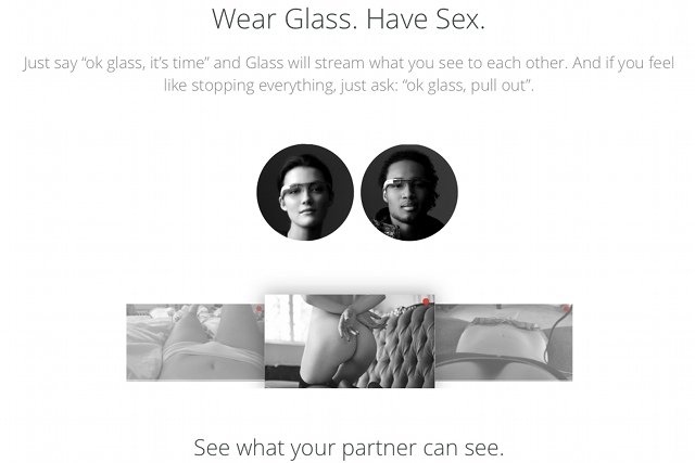 Twórcy Sex with Google Glass zachęcają, by podczas miłosnych uniesień używać okularów Google'a