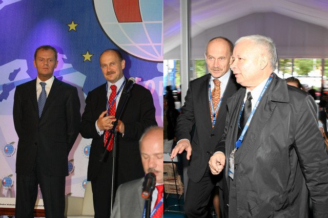 Zygmunt Berdychowski w dwóch zupełnie innych rolach.