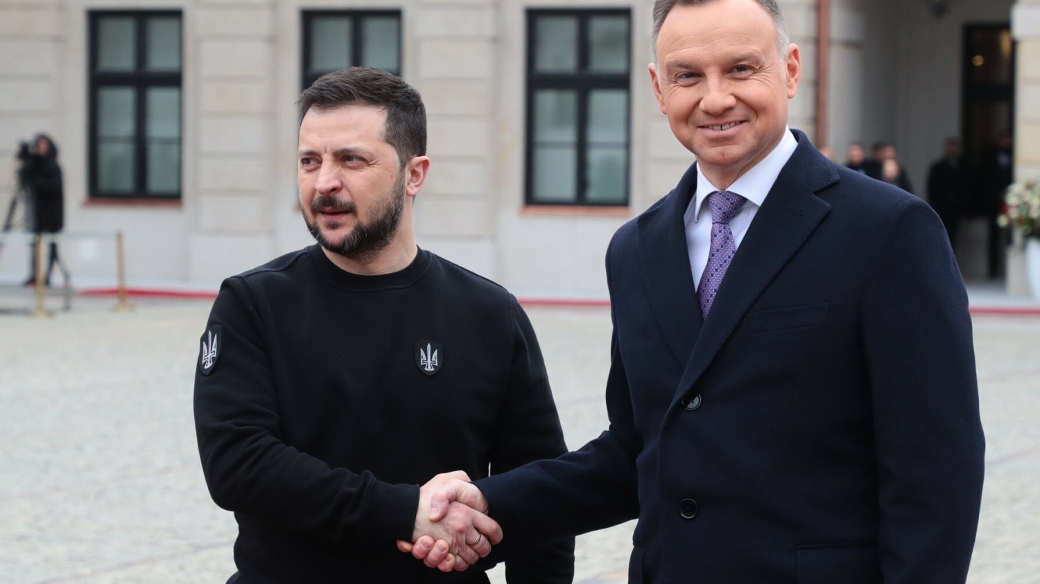 Andrzej Duda i Wołodymyr Zełenski