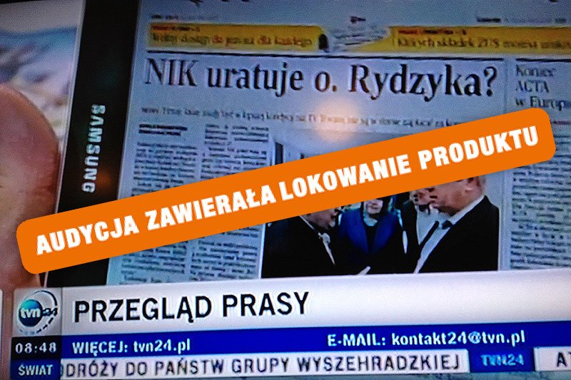 Przegląd prasy to właściwe miejsce na lokowanie produktu?