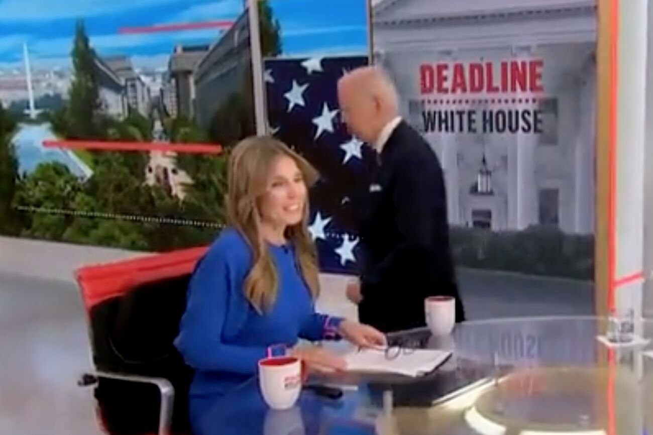 Joe Biden po prostu "uciekł" ze studia po wywiadzie.