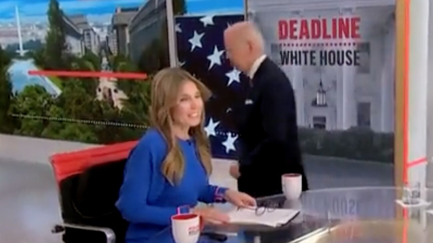 Joe Biden po prostu "uciekł" ze studia po wywiadzie.