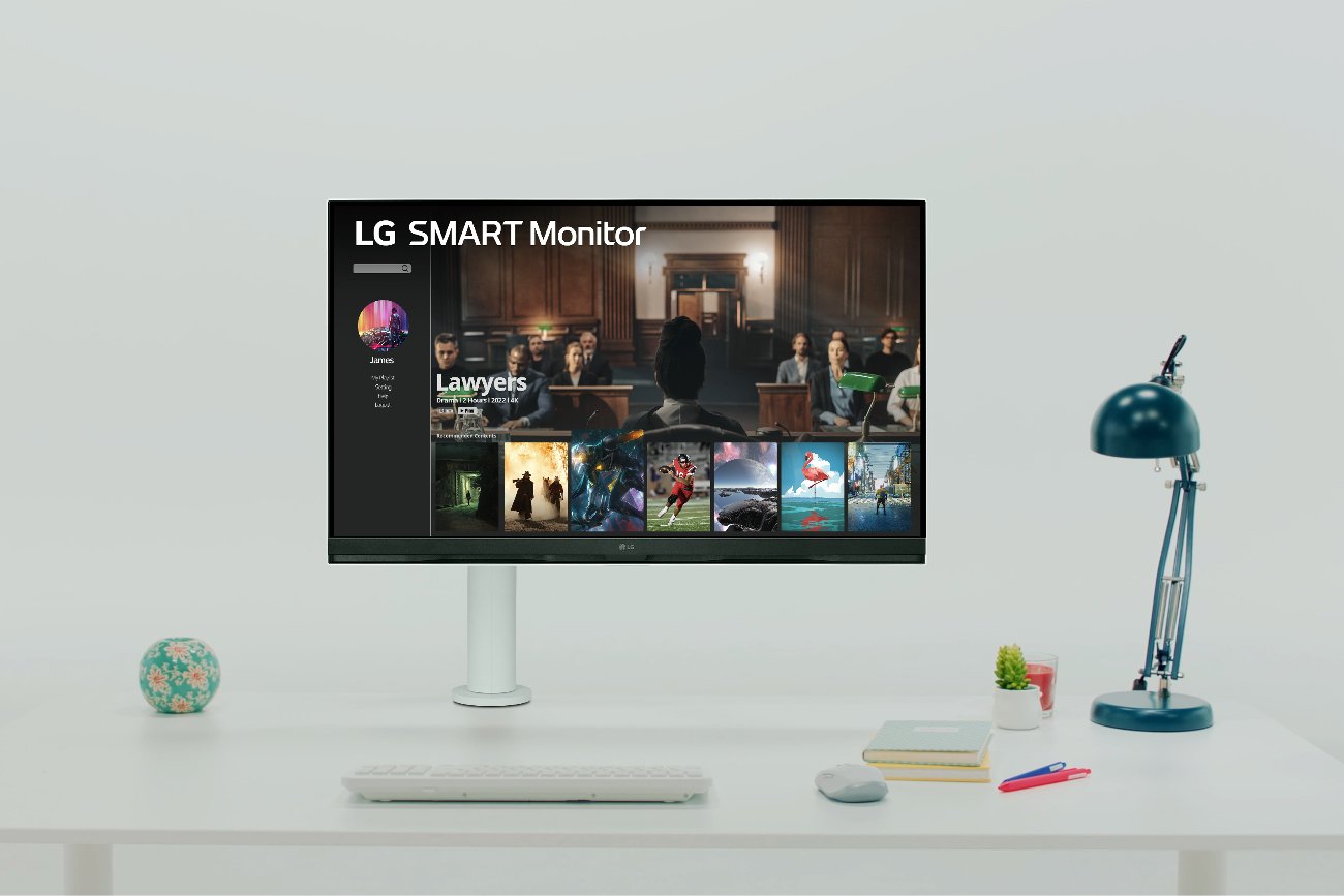 4K UHD LG SMART z systemem webOS i ramieniem Ergo to wszechstronny monitor do pracy i rozrywki dla posiadaczy komputerów stacjonarnych, laptopów i konsoli do gier.