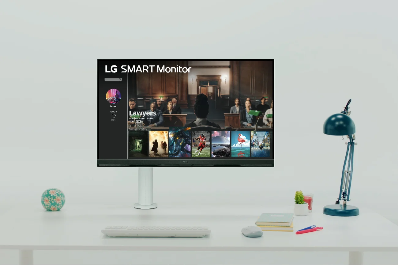 4K UHD LG SMART z systemem webOS i ramieniem Ergo to wszechstronny monitor do pracy i rozrywki dla posiadaczy komputerów stacjonarnych, laptopów i konsoli do gier.