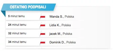 W ostatnich dniach podpisów pod petycją do papieża znów przybywa szybko.