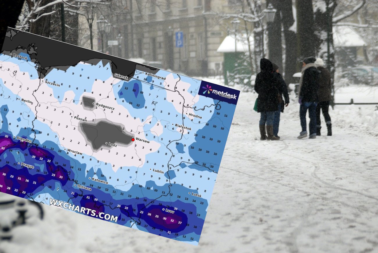 Śnieżyce nad Polską.