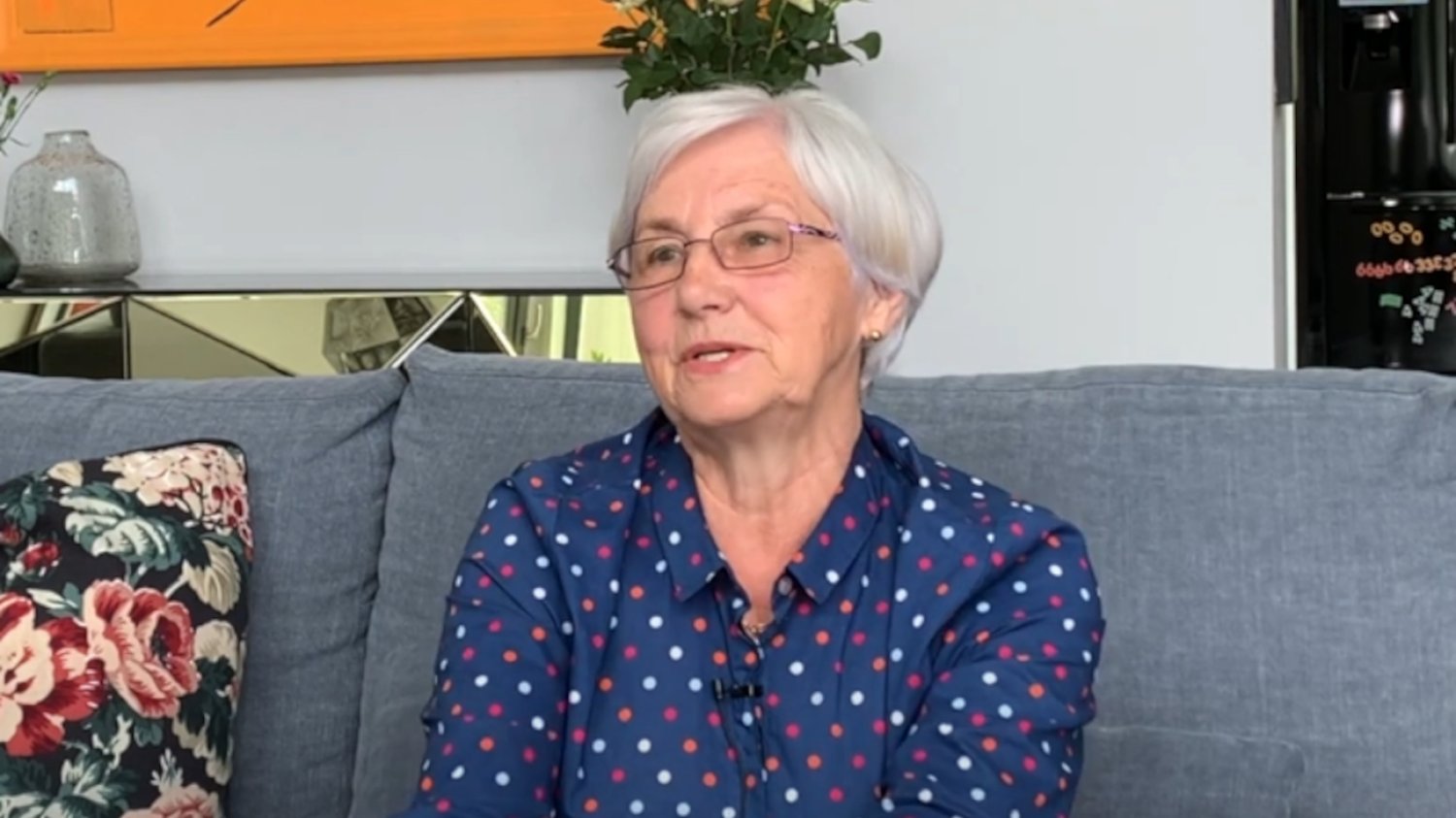 Danuta Wałęsa w programie TEREN REBELIANTA na Youtube.